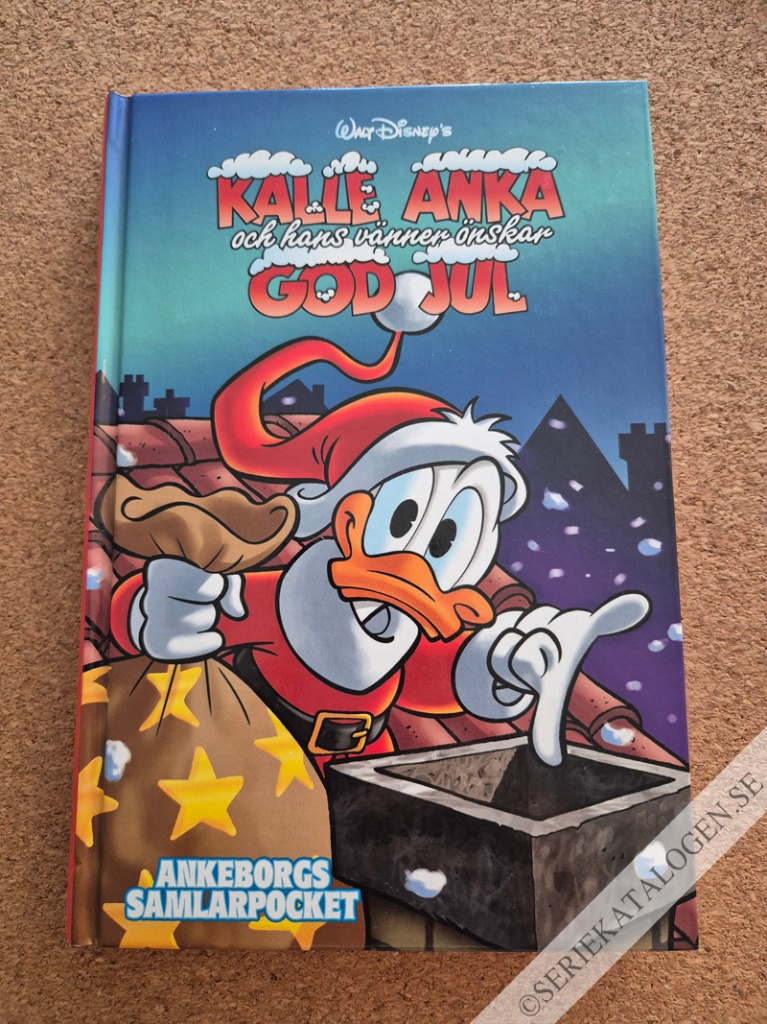 Framsida på Ankeborgs samlarpocket Kalle Anka och hans vänner önskar God Jul! (2020)