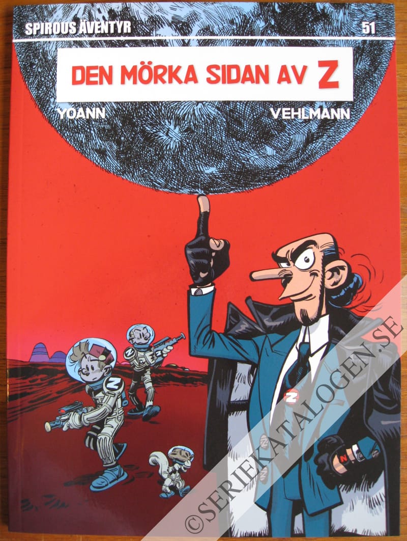 Framsida på Spirous äventyr #51 - Den mörka sidan av Z (2012)
