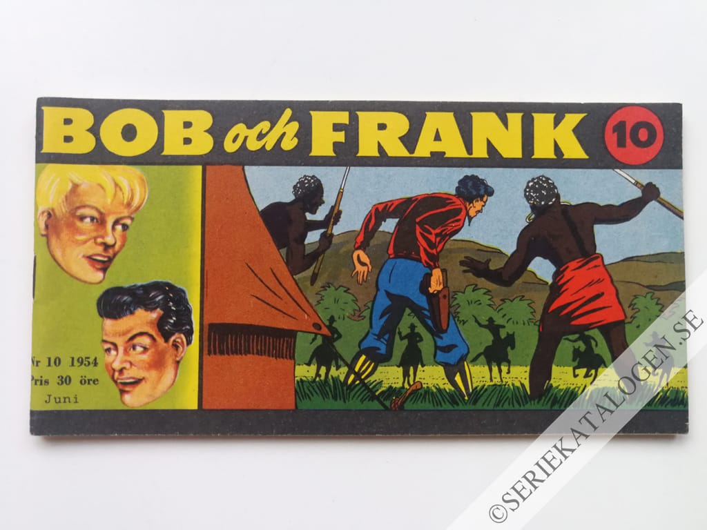 Framsida på Bob och Frank #10 (1954)