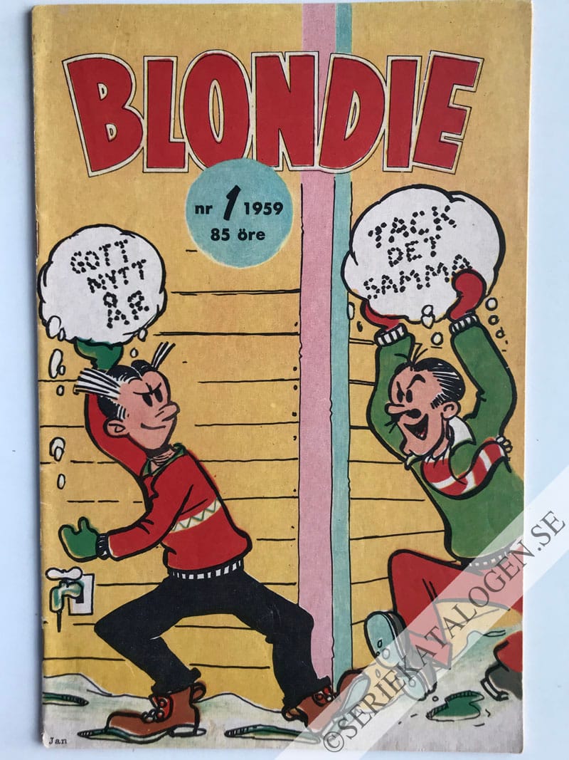 Framsida på Blondie #1 (1959)