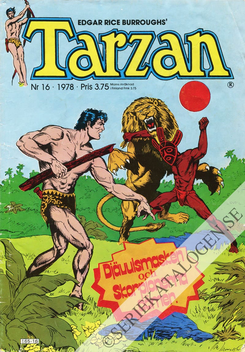Framsida på Tarzan #16 (1978)