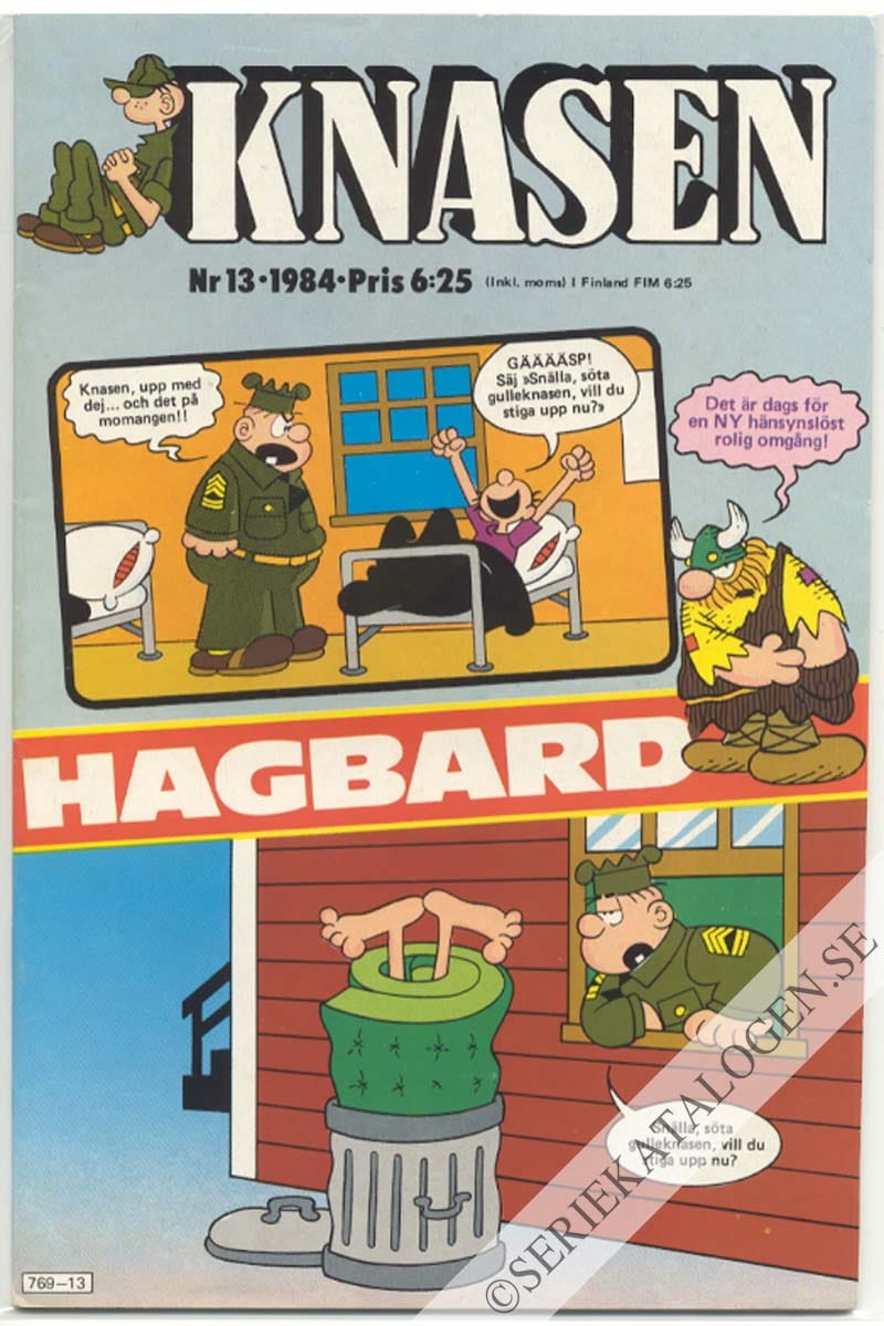 Framsida på Knasen #13 (1984)