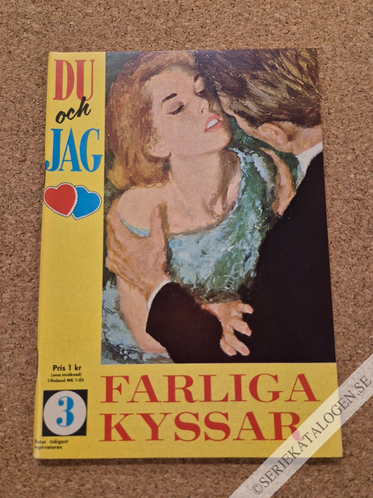 Framsida på Du och jag Farliga kyssar (1965)