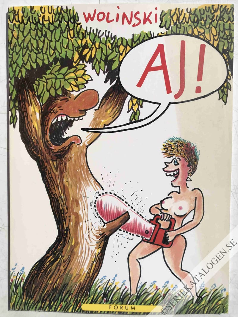 Framsida på Aj! # (1986)