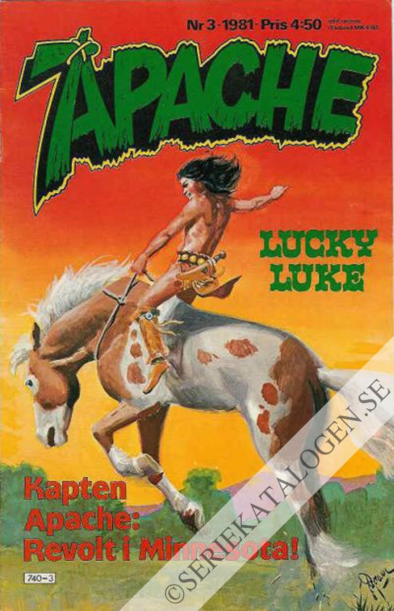 Framsida på Apache #3 (1981)
