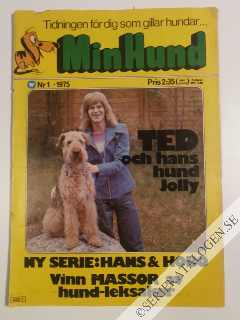 Framsida på Min hund #1 (1975)