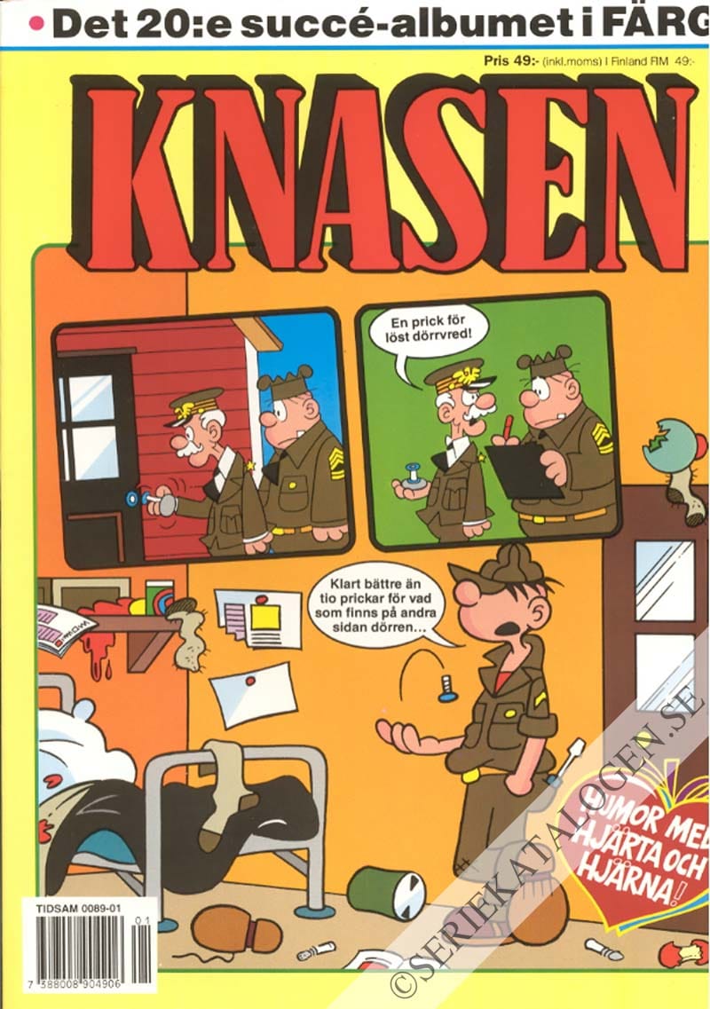 Framsida på Knasen Det 20:e succéalbumet i färg (1996)