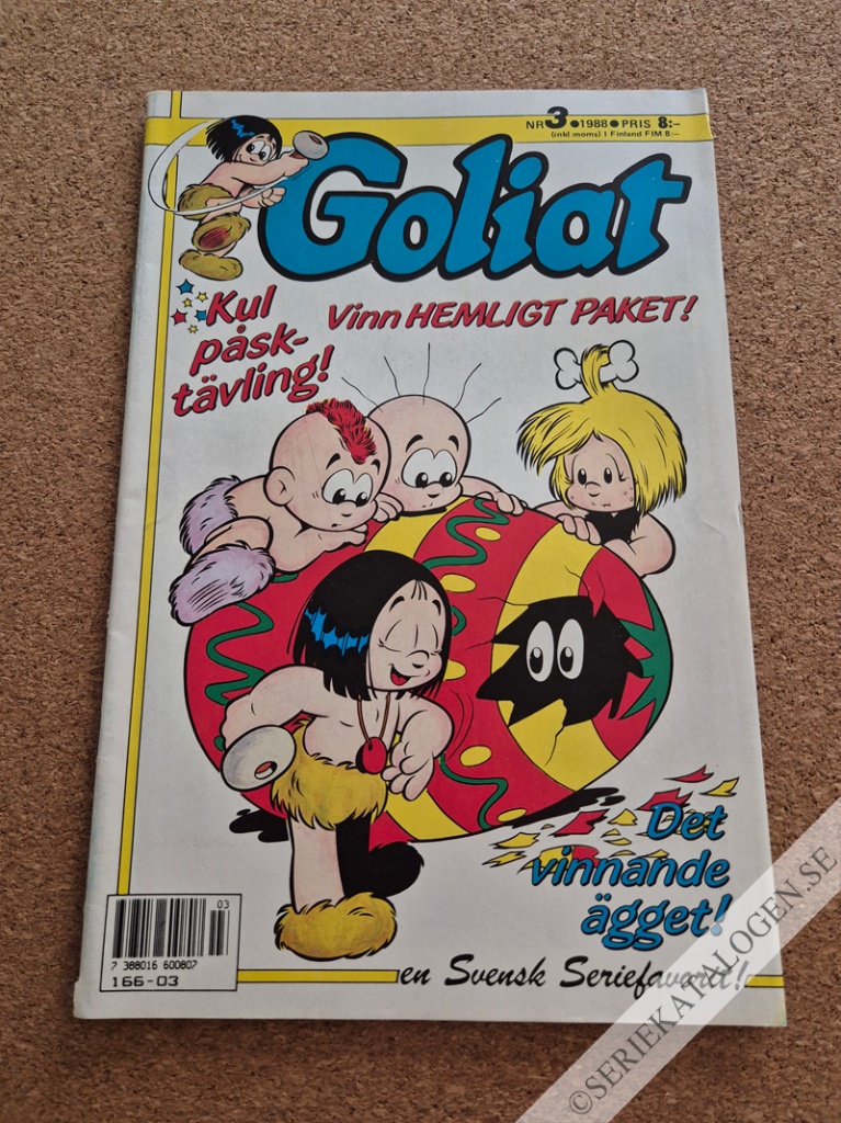 Framsida på Goliat #3 (1988)