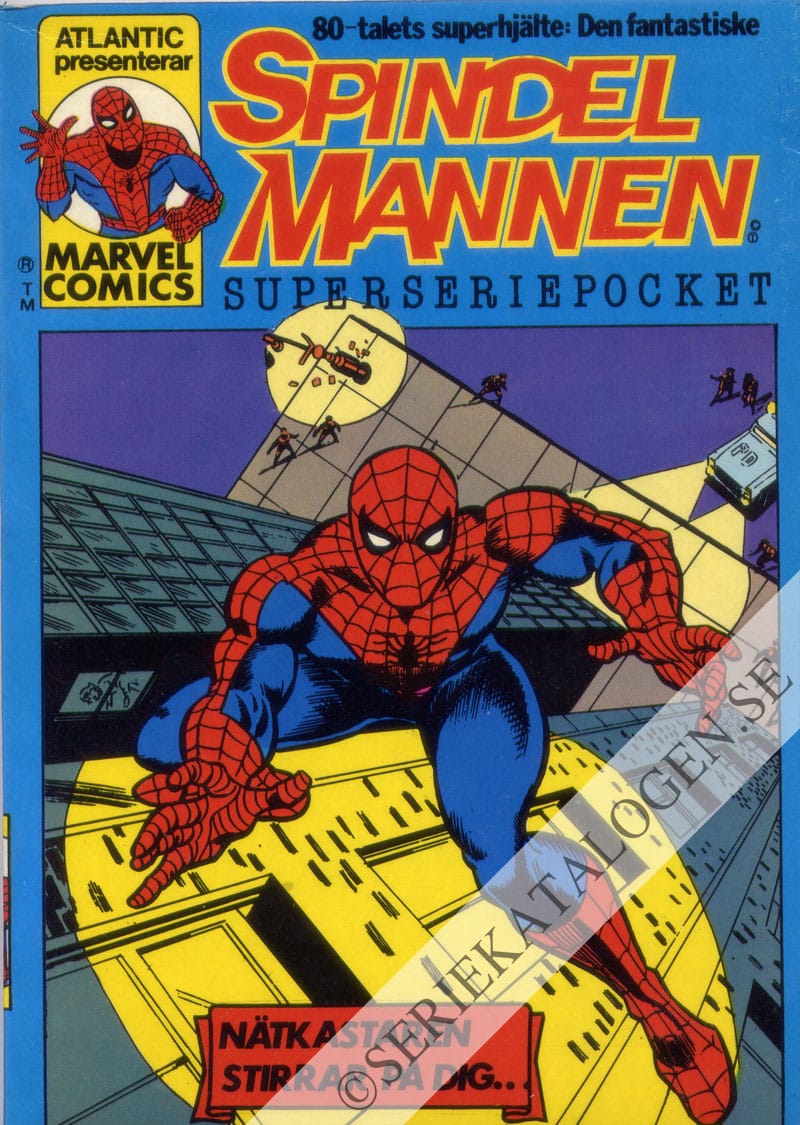 Framsida på Spindelmannen Superseriepocket #4 (1980)