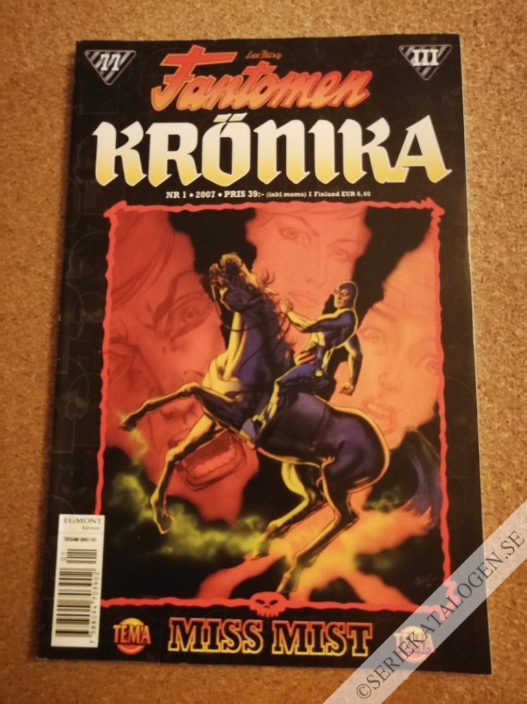 Framsida på Fantomen Krönika #1 (2007)