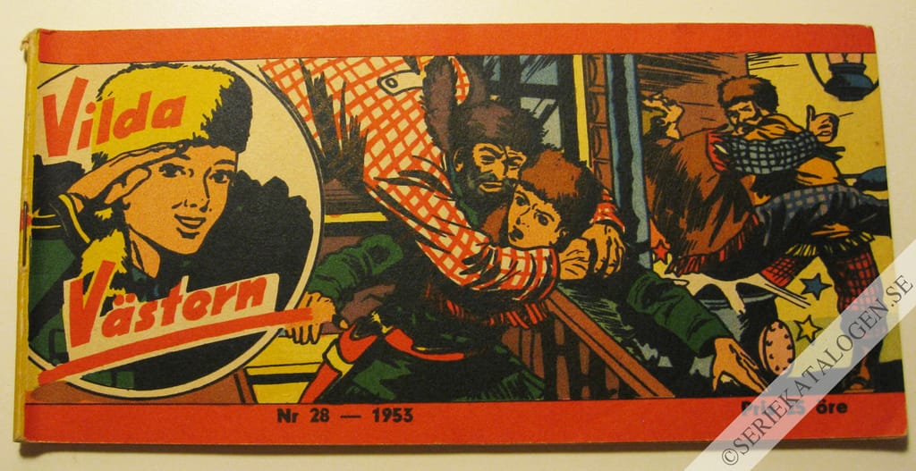 Framsida på Vilda Västern #28 (1953)
