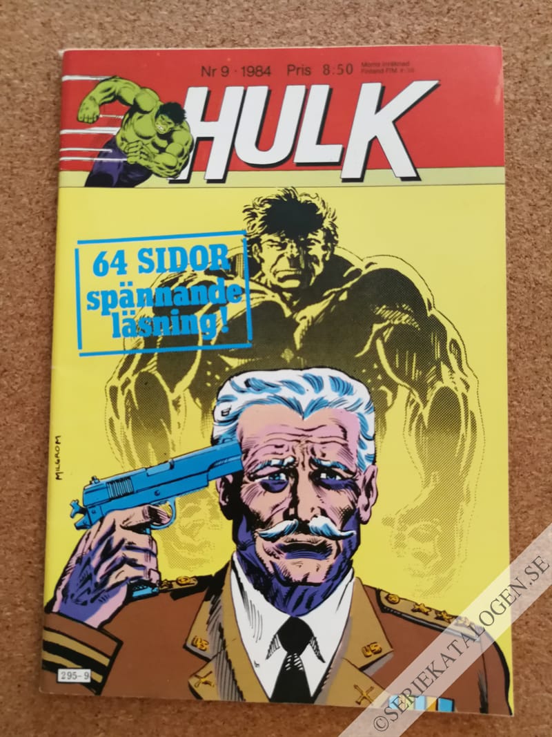 Framsida på Hulk #9 (1984)
