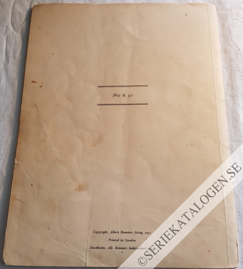 Baksida på Barna Hedenhös på vinterresa i Sverige (1951)