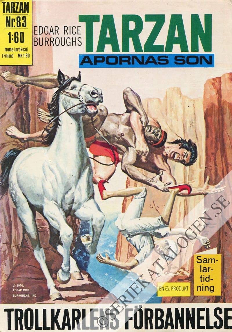 Framsida på Tarzan #83 (1971)