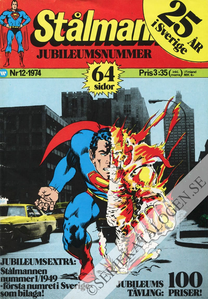 Framsida på Stålmannen #12 (1974)