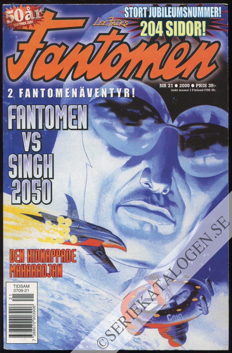 Framsida på Fantomen #21 (2000)