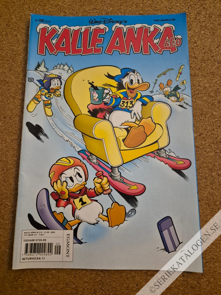 Framsida på Kalle Anka & C:o #9 (2025)