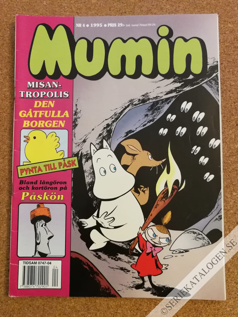 Framsida på Muminmagasinet #4 (1995)
