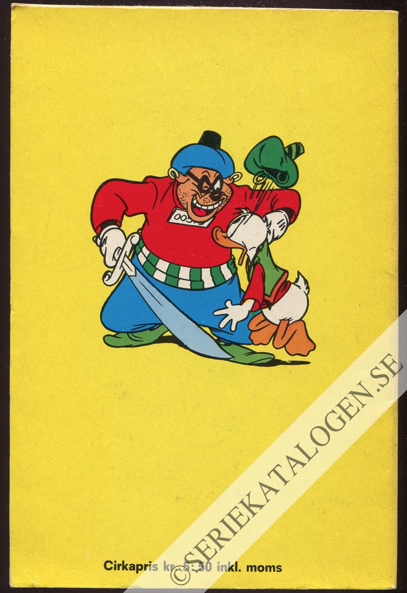 Baksida på Pass på pengarna, Joakim! (1971)