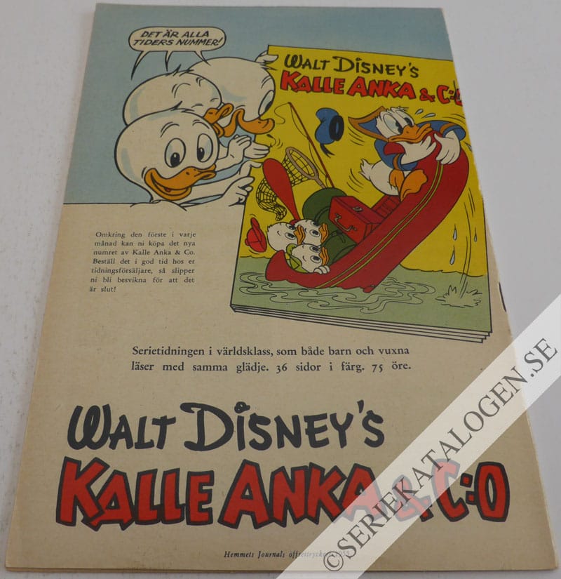 Baksida på Musse Pigg och den bråkige Svarte Petter (1955)