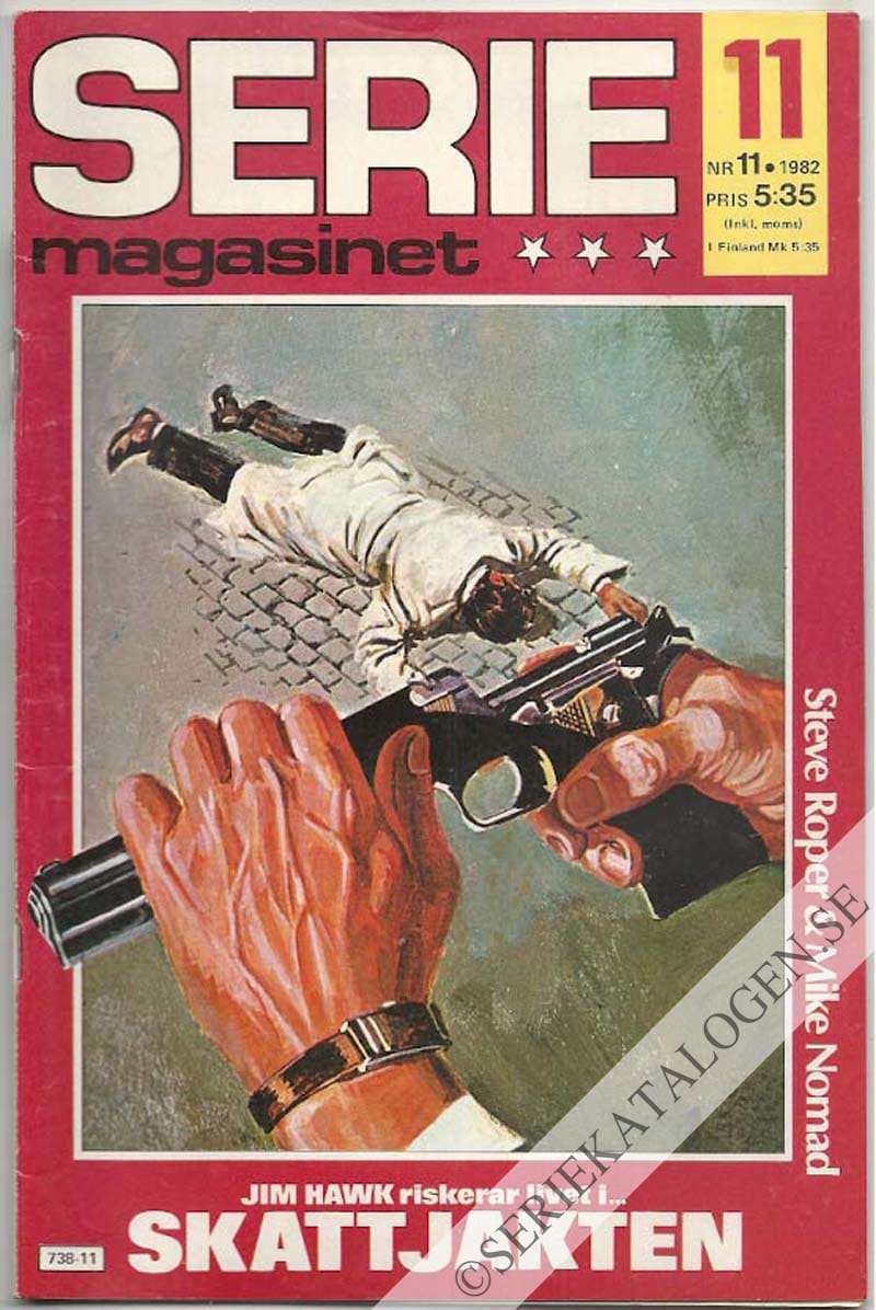 Framsida på Seriemagasinet #11 (1982)
