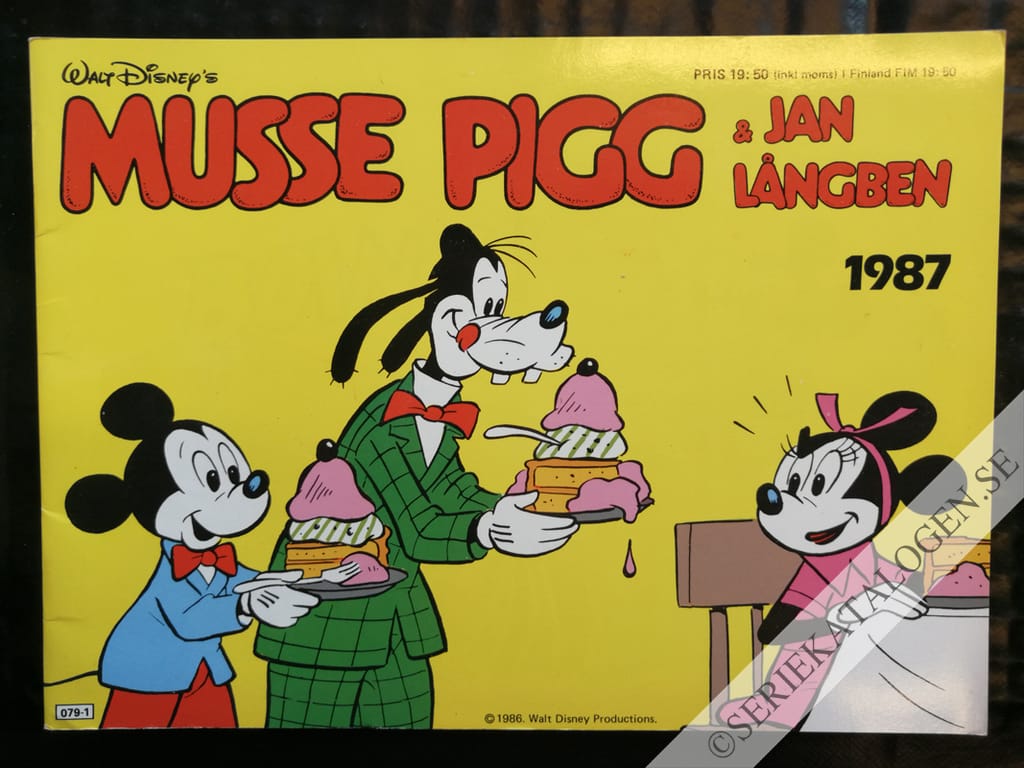 Framsida på Musse Pigg och Jan Långben # (1986)