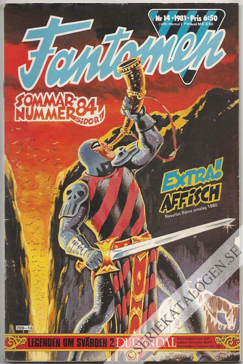 Framsida på Fantomen #14 (1981)