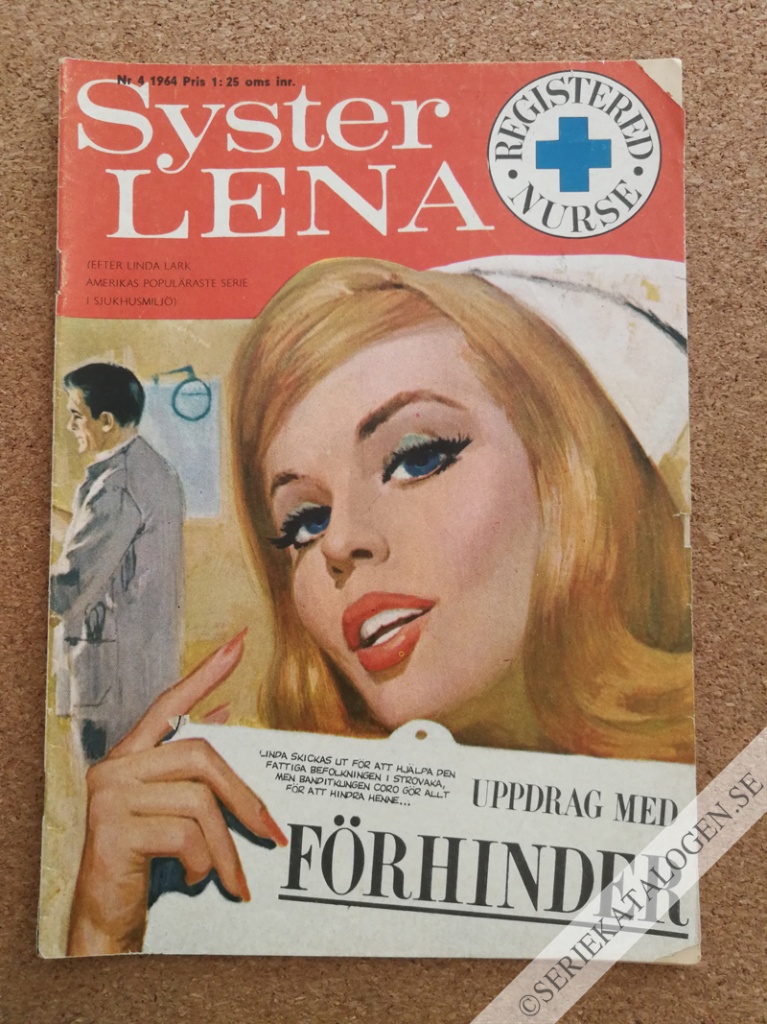 Framsida på Syster Lena - registered nurse #4 (1964)