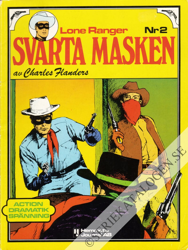 Framsida på Lone Ranger Svarta Masken #2 (1978)