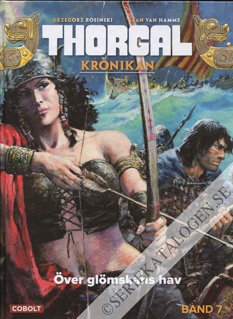 Framsida på Thorgalkrönikan Över glömskans hav (2019)