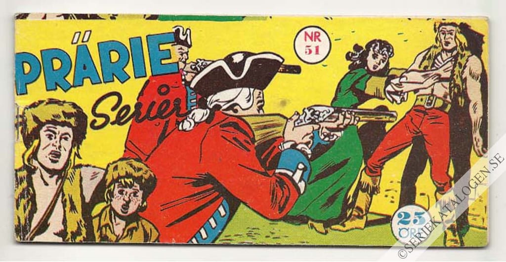 Framsida på Prärie-serier #51 (1956)