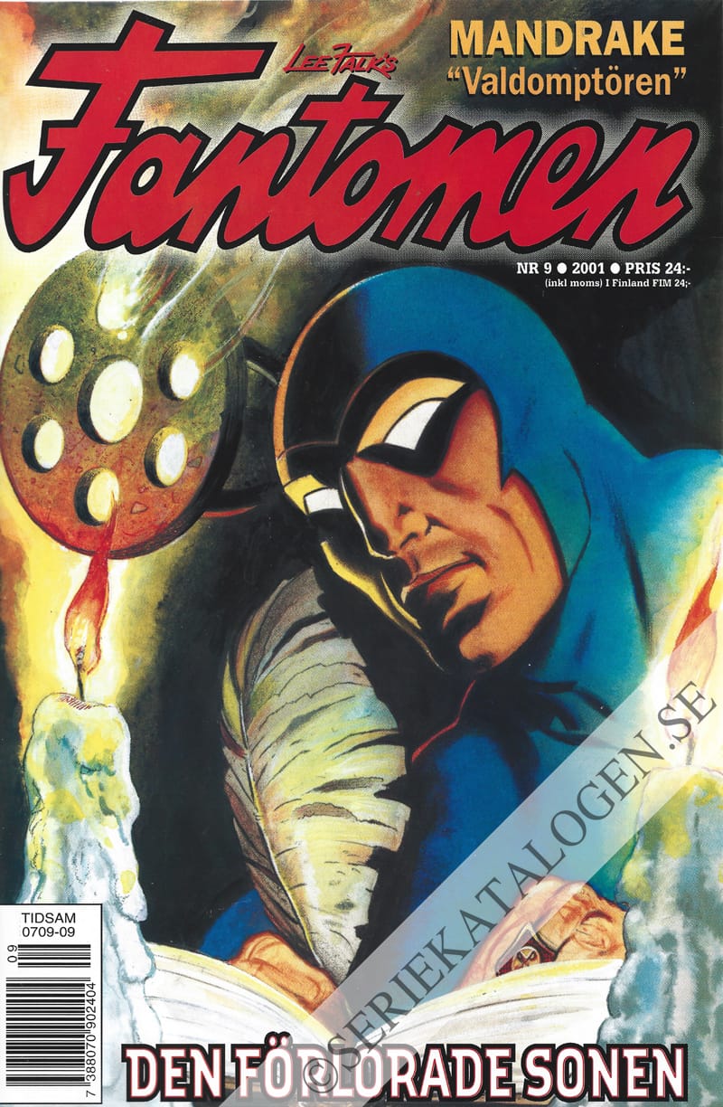 Framsida på Fantomen #9 (2001)