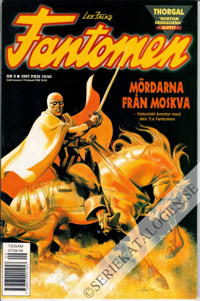 Framsida på Fantomen #9 (1997)