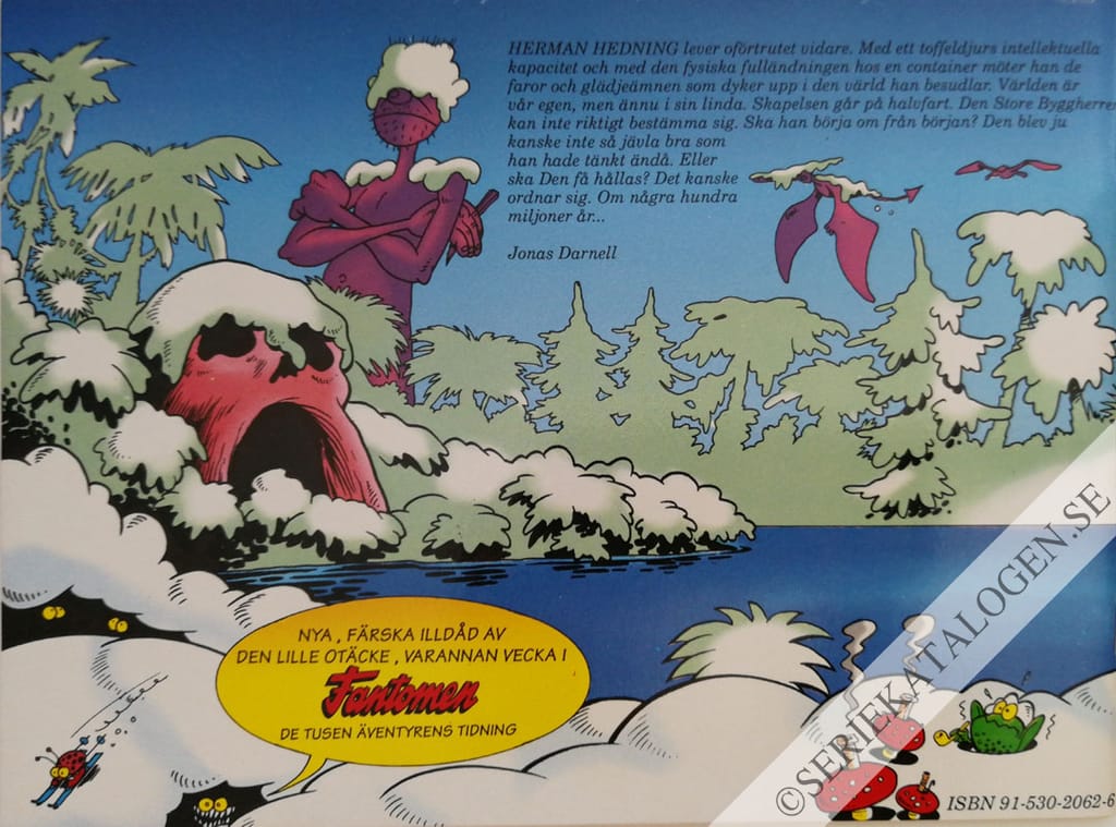 Baksida på Samlade sattyg (1992)