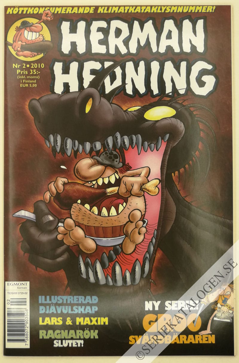 Framsida på Herman Hedning #2 (2010)