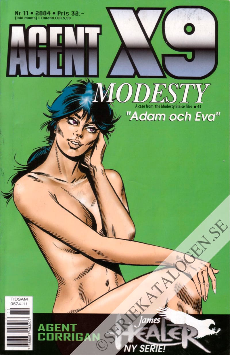 Framsida på Agent X9 #11 (2004)