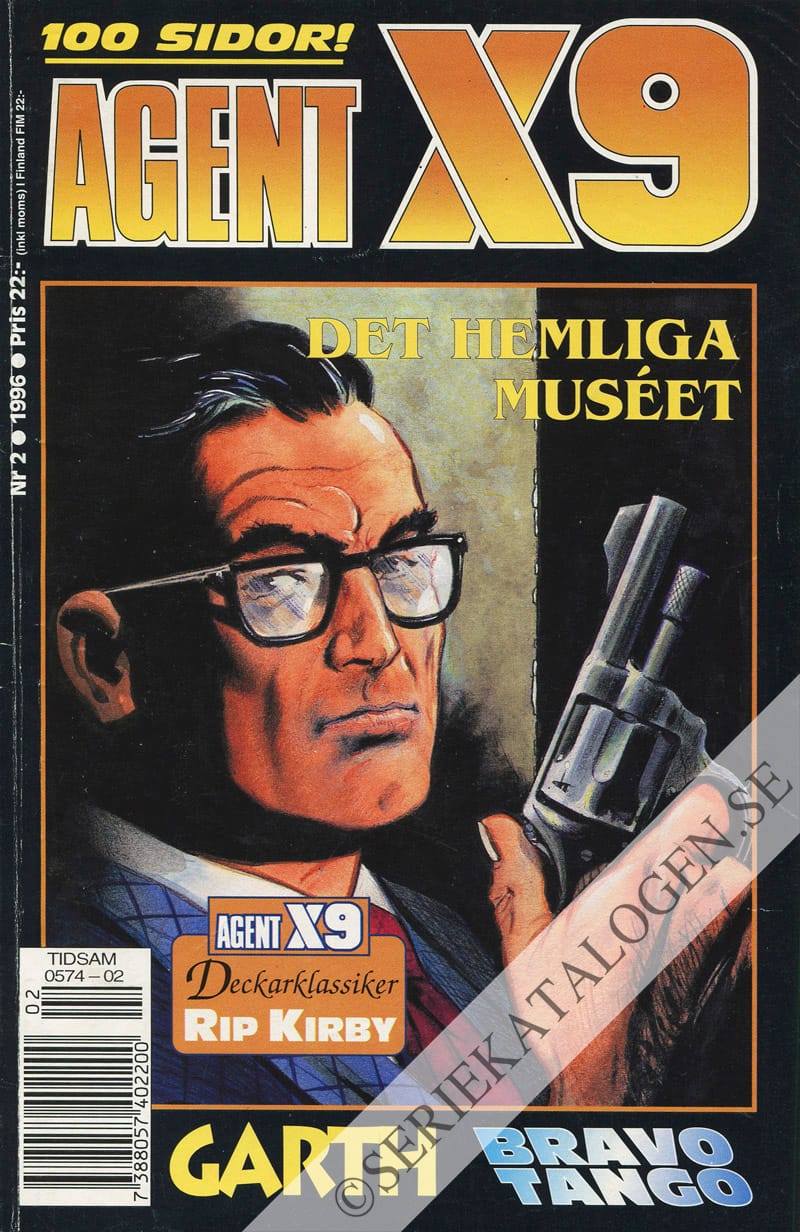 Framsida på Agent X9 #2 (1996)
