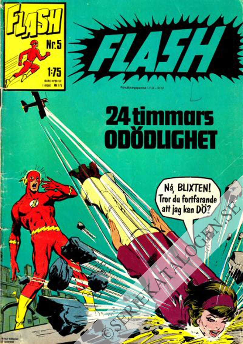 Framsida på Flash #5 (1971)