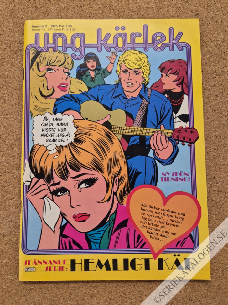 Framsida på Ung kärlek #2 (1975)