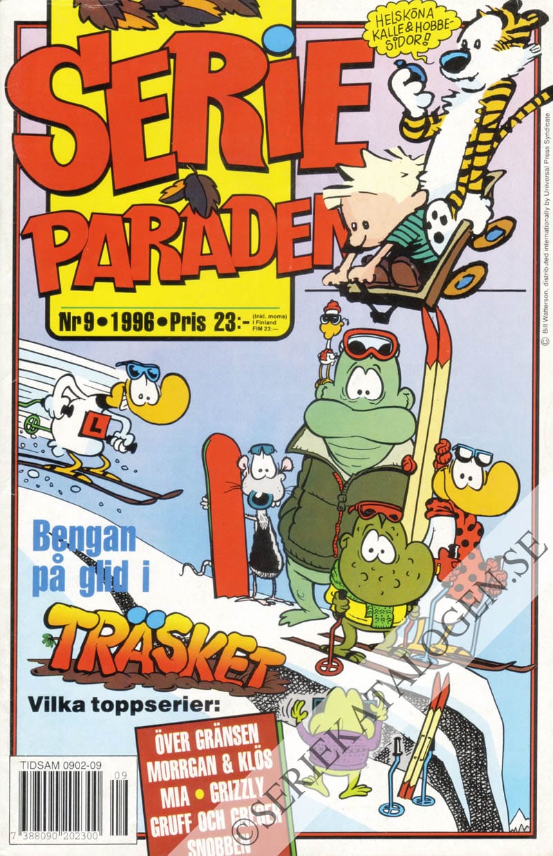 Framsida på Serie-paraden #9 (1996)