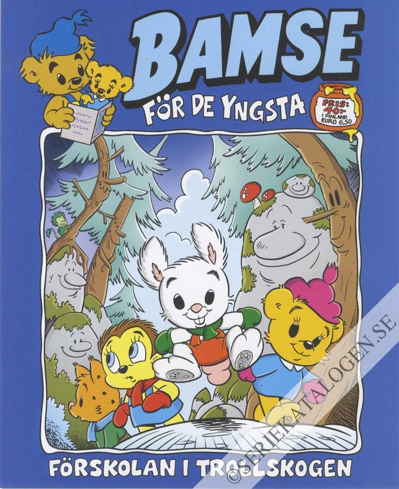 Framsida på Bamse för de yngsta #1 - Förskolan i trollskogen (2022)