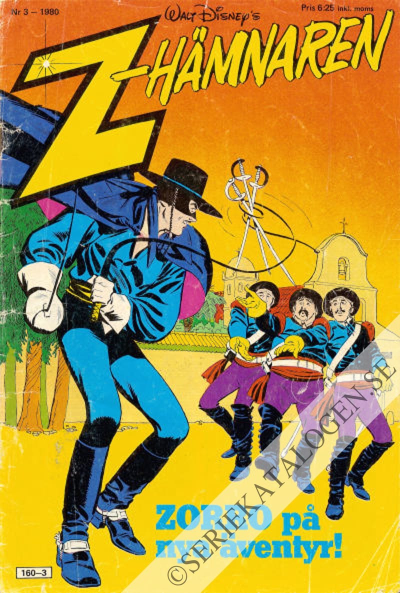 Framsida på Z-hämnaren #3 (1980)