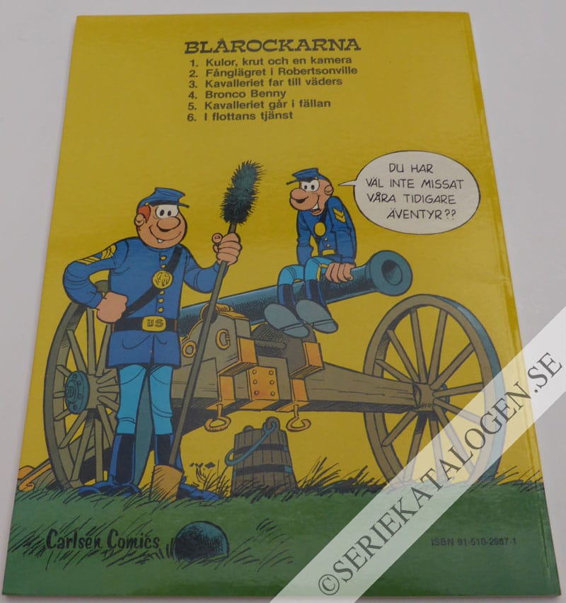 Baksida på I flottans tjänst (1982)
