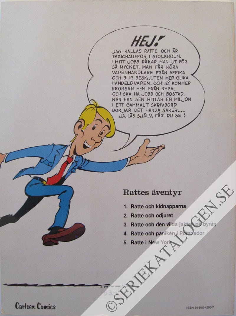 Baksida på Ratte i New York / Möbler i massor (1984)