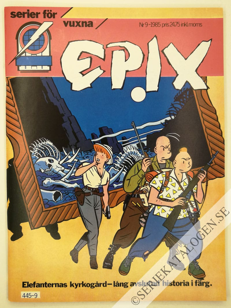 Framsida på Epix #9 (1985)