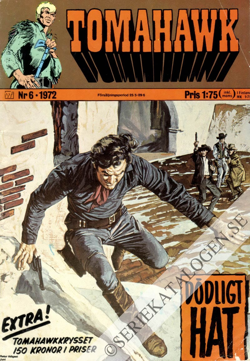 Framsida på Tomahawk #6 (1972)