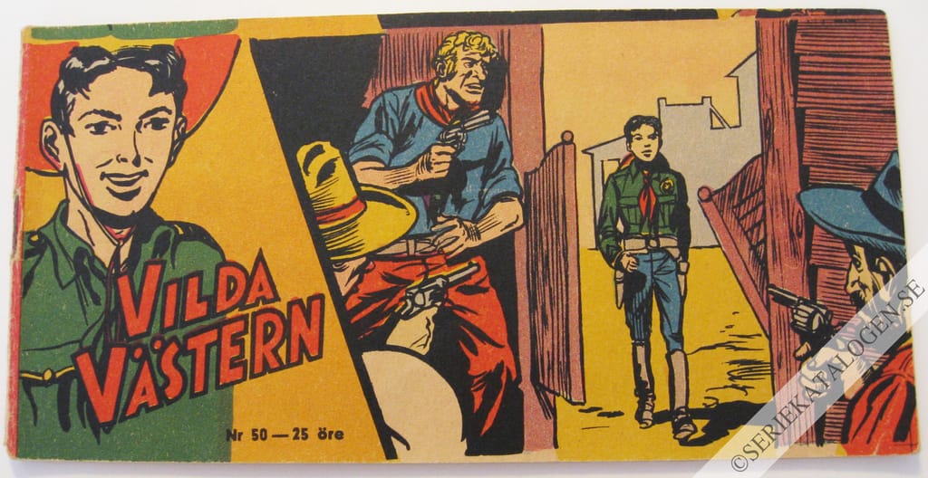 Framsida på Vilda Västern #50 (1956)