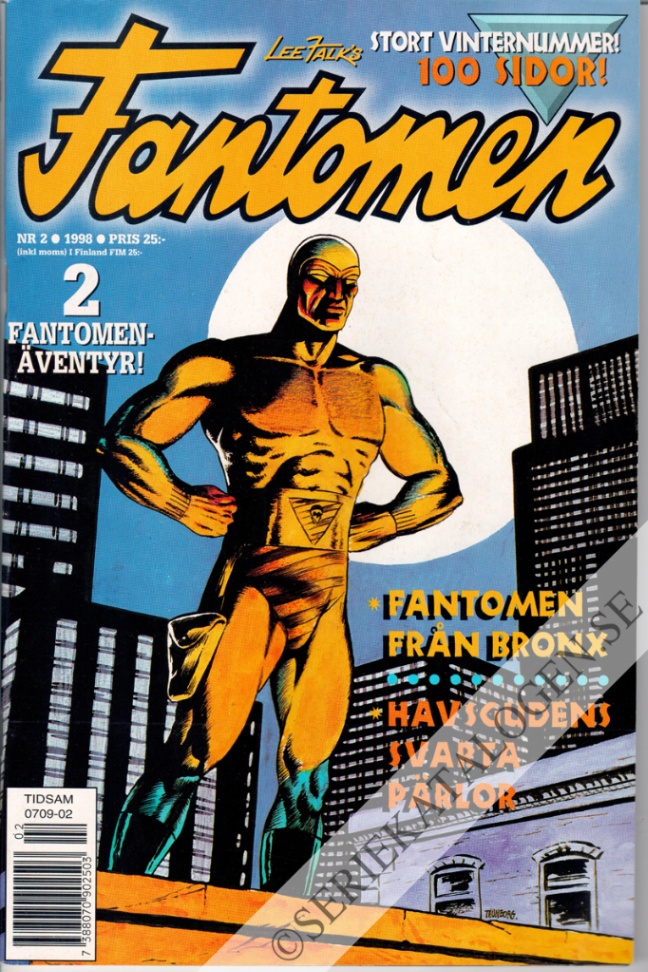 Framsida på Fantomen #2 (1998)