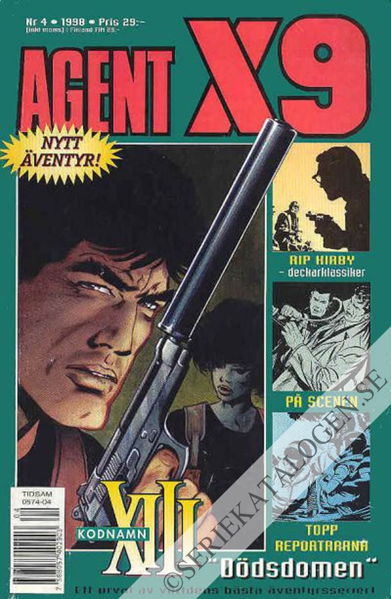 Framsida på Agent X9 #4 (1998)