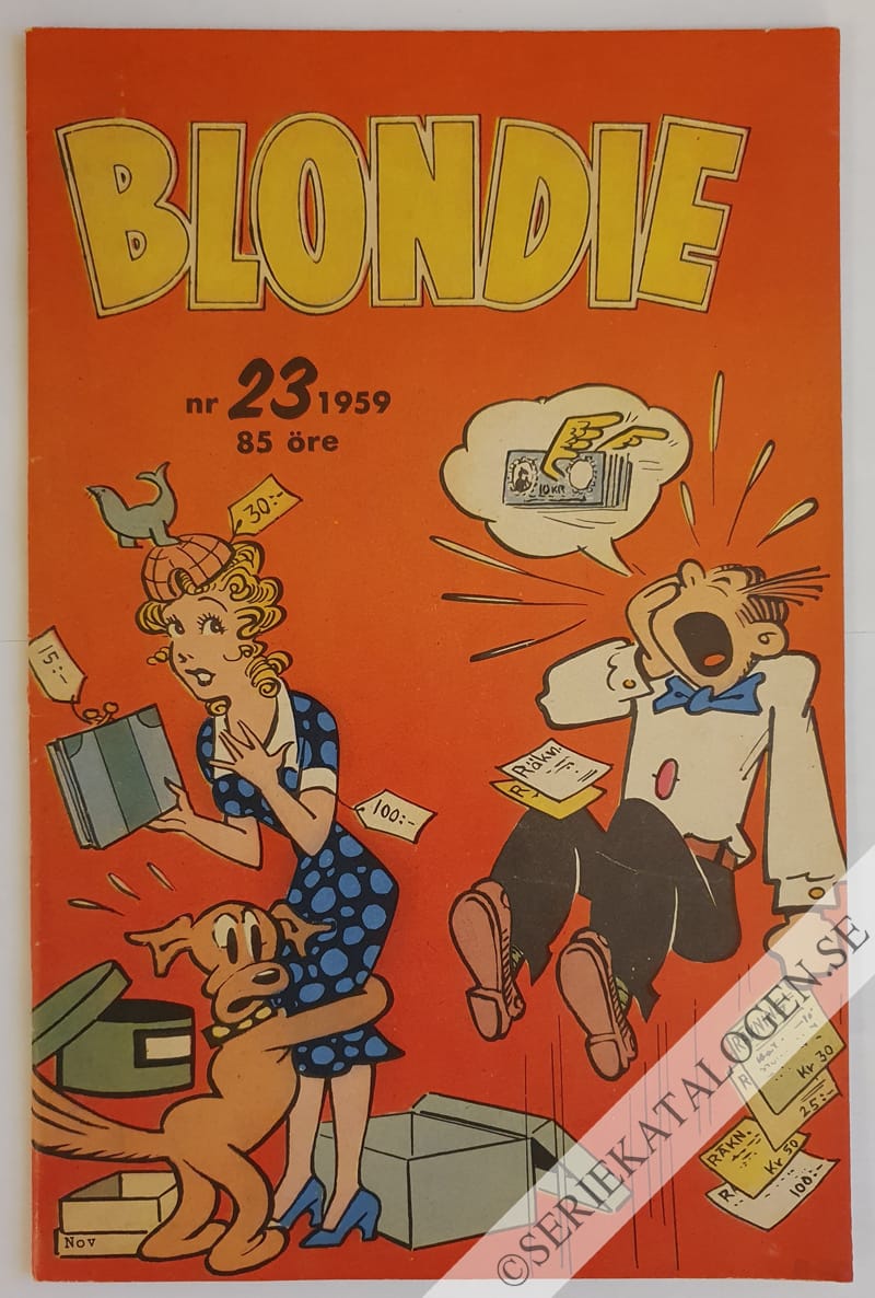 Framsida på Blondie #23 (1959)